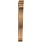 Ekena Millwork Funston Traditional Rough Sawn Bracket, Western Red Cedar, 4"W x 26"D x 38"H BKT04X26X38FST01RWR - alternate 2